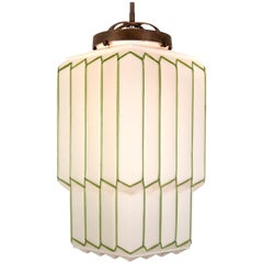 Art Deco Skyscraper Pendants, Tracery Pattern