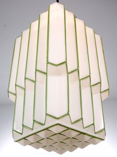 Art Deco Skyscraper Pendants, Tracery Pattern