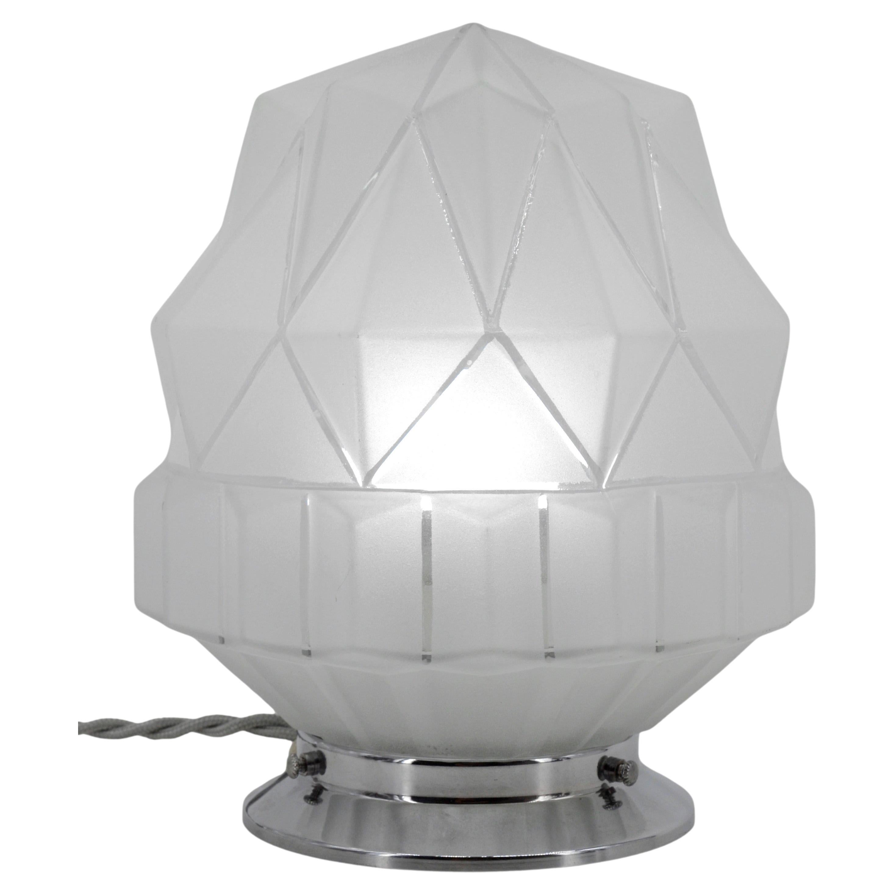 Art-Déco-Wolkenkratzer-Tischlampe, 1920