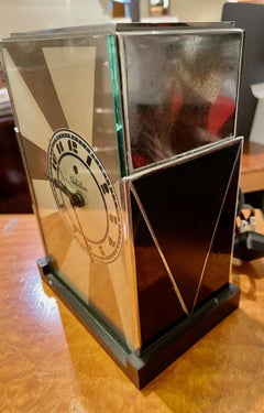 Art Deco Skyscraper Warren Telechron Clock Modernique by Paul Frankl, 1928