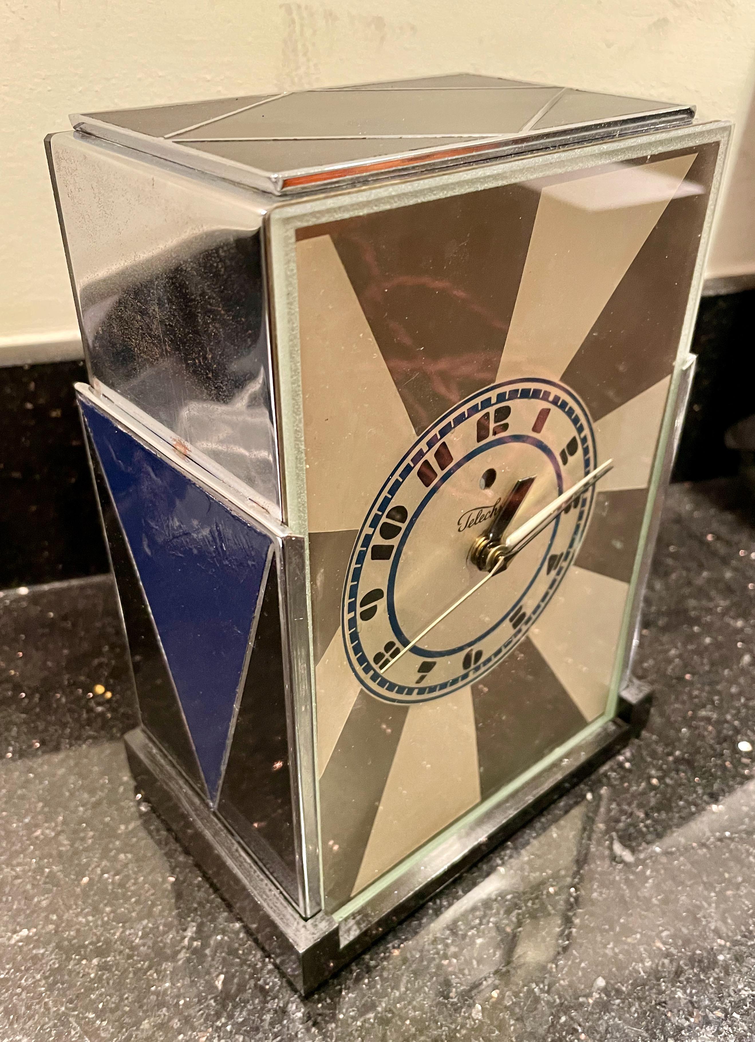 telechron art deco clock