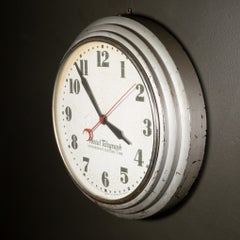 Art Deco Sliver Postal Telegraph Clock c.1930