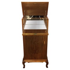 Art Deco Small Cocktail Dry Bar Cabinet