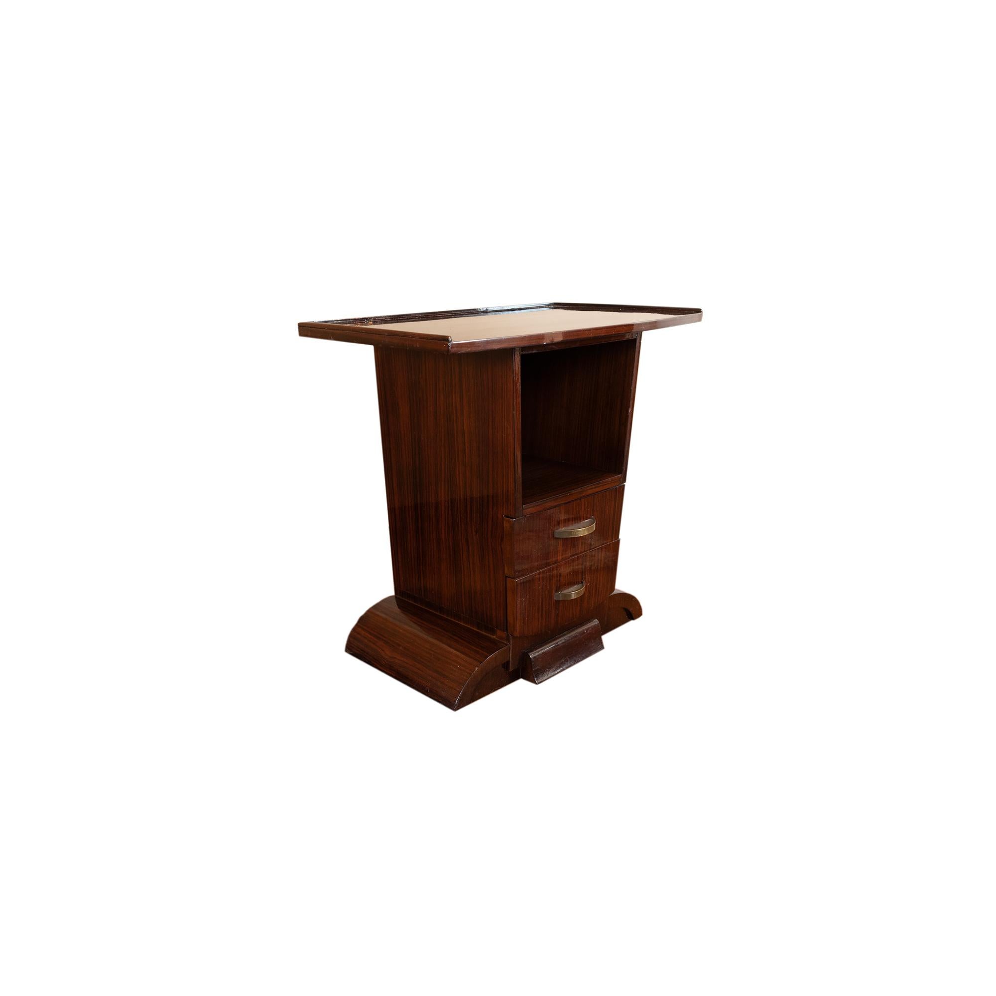 French Art Deco Small Console Table, France, 1930s For Sale