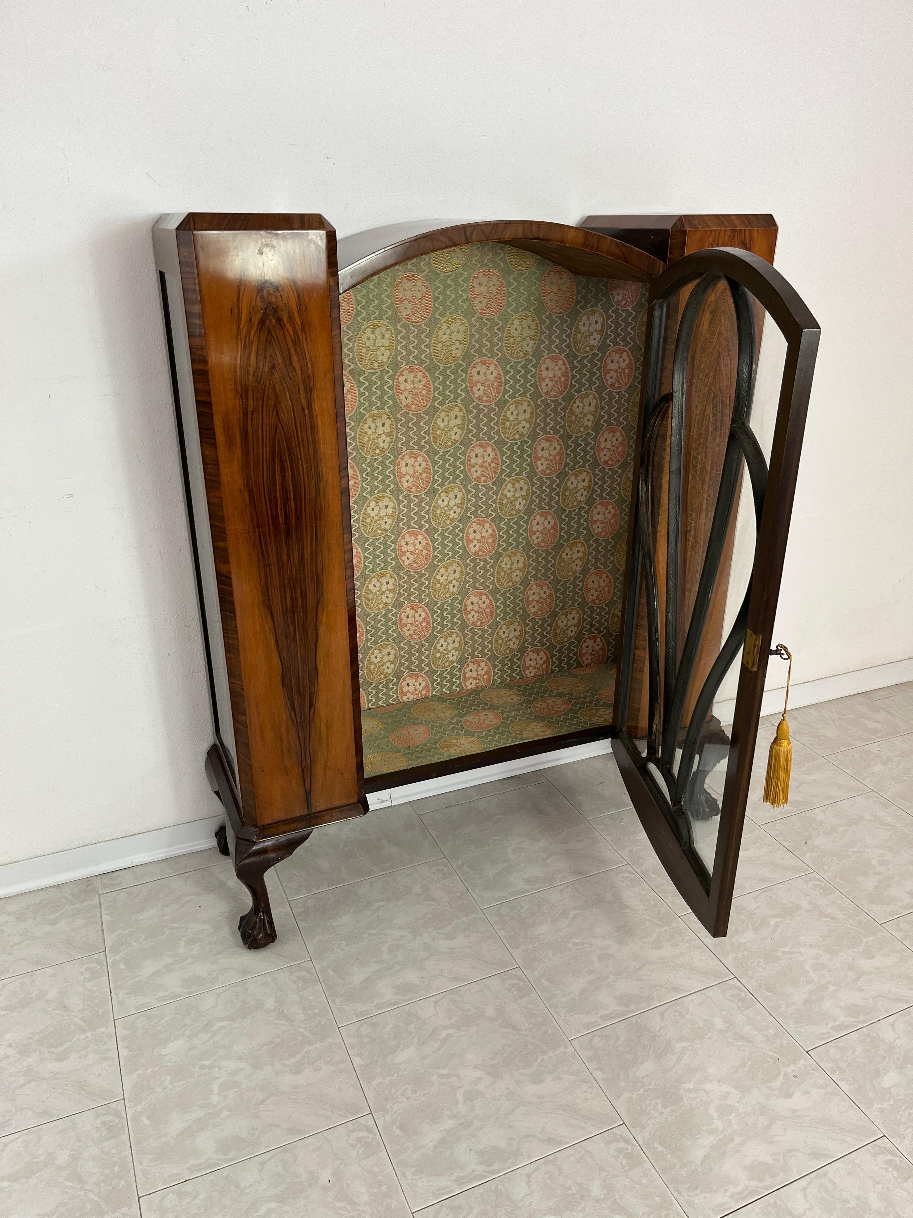 Art déco Petite vitrine anglaise Art Déco James Woodhouse & Son, années 1930 en vente
