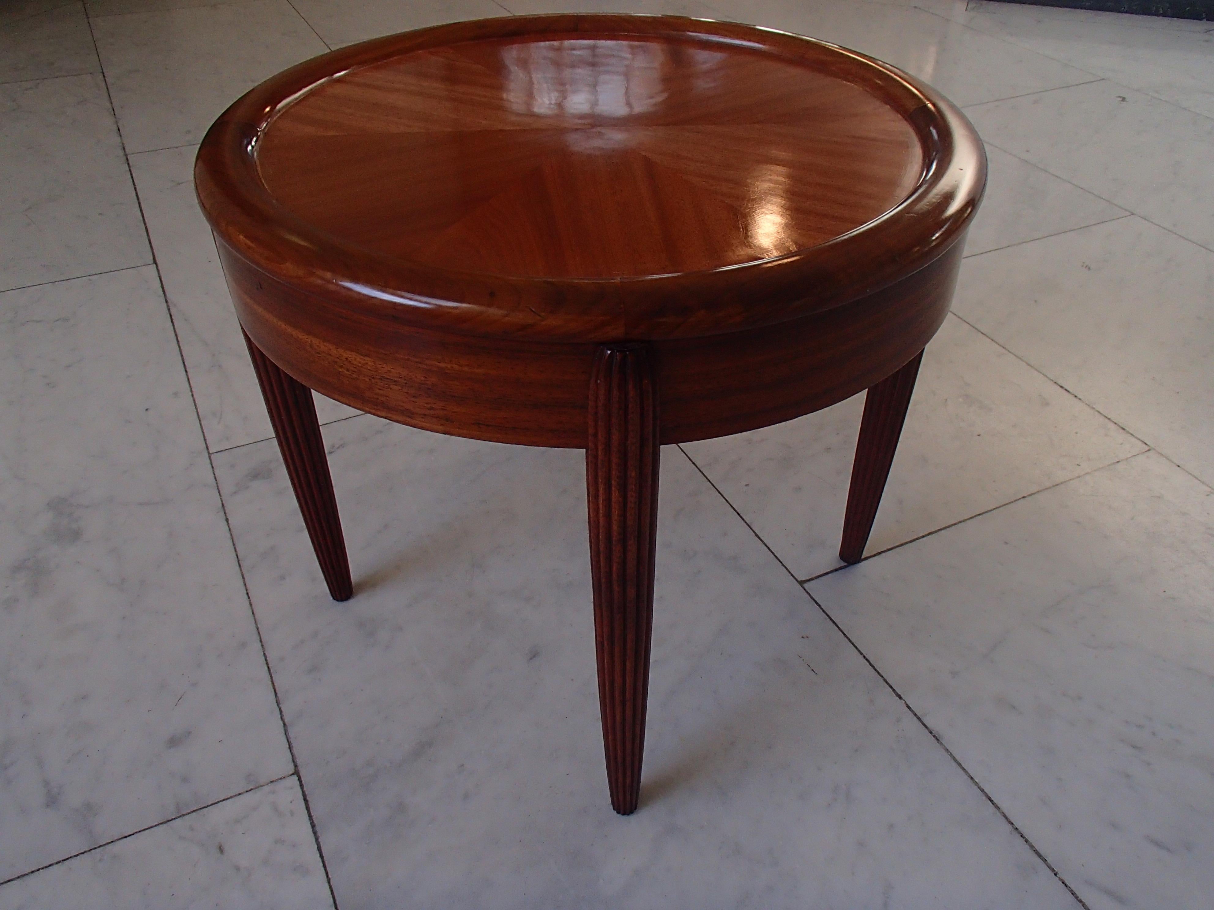 small mahogany table