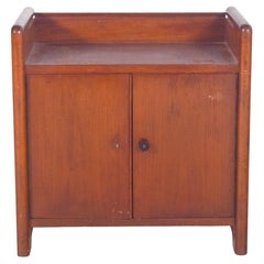 Art Deco Small Teak Bar Cabinet
