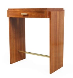 Art Deco Small Walnut Writing Table, circa 1930