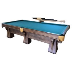 Used Art Deco Snooker Table