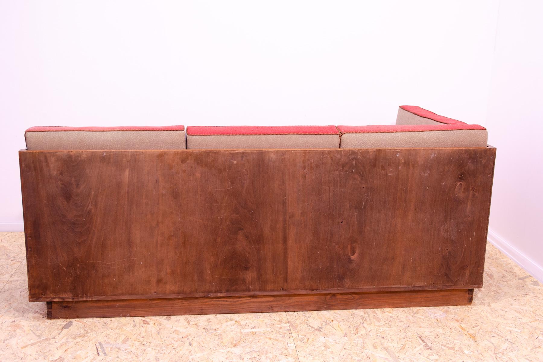 ART DECO sofa, 1930´s, Czechoslovakia For Sale 8