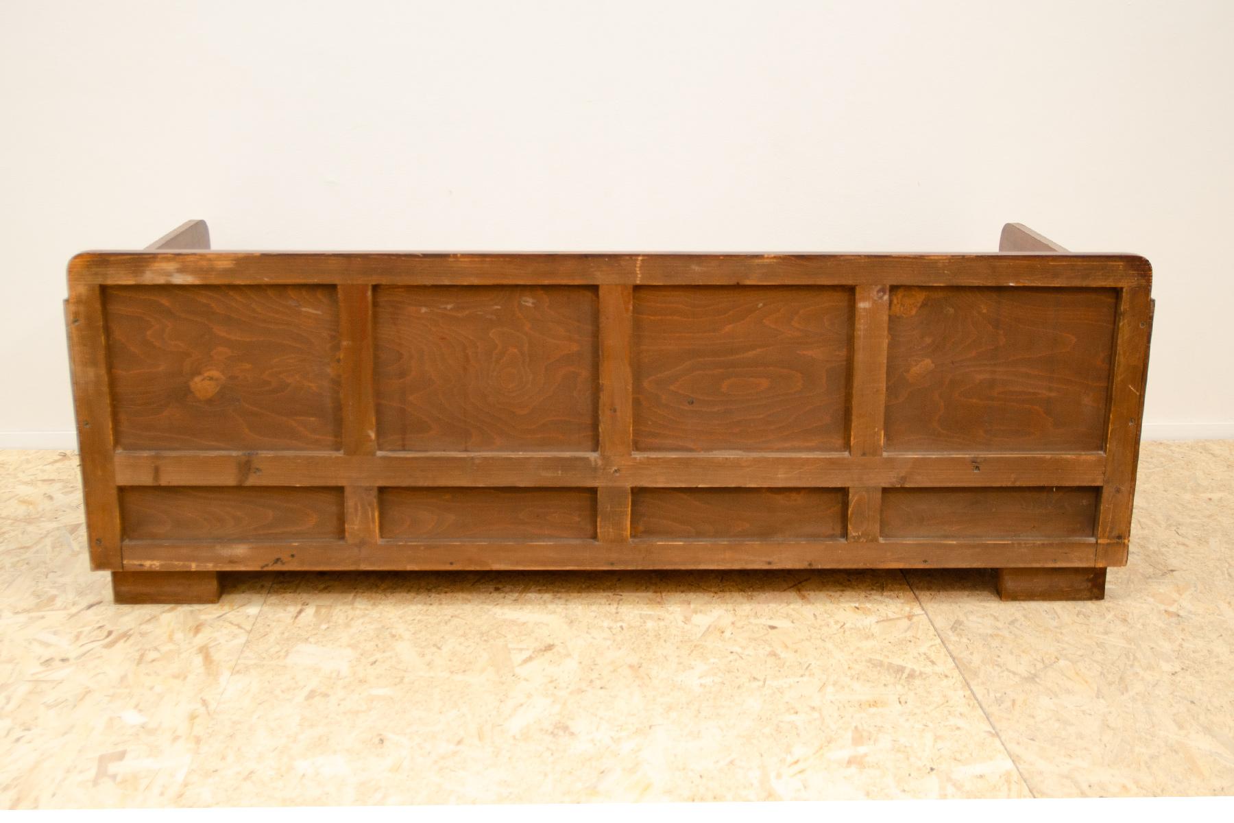 ART DECO sofa, 1930´s, Czechoslovakia For Sale 11