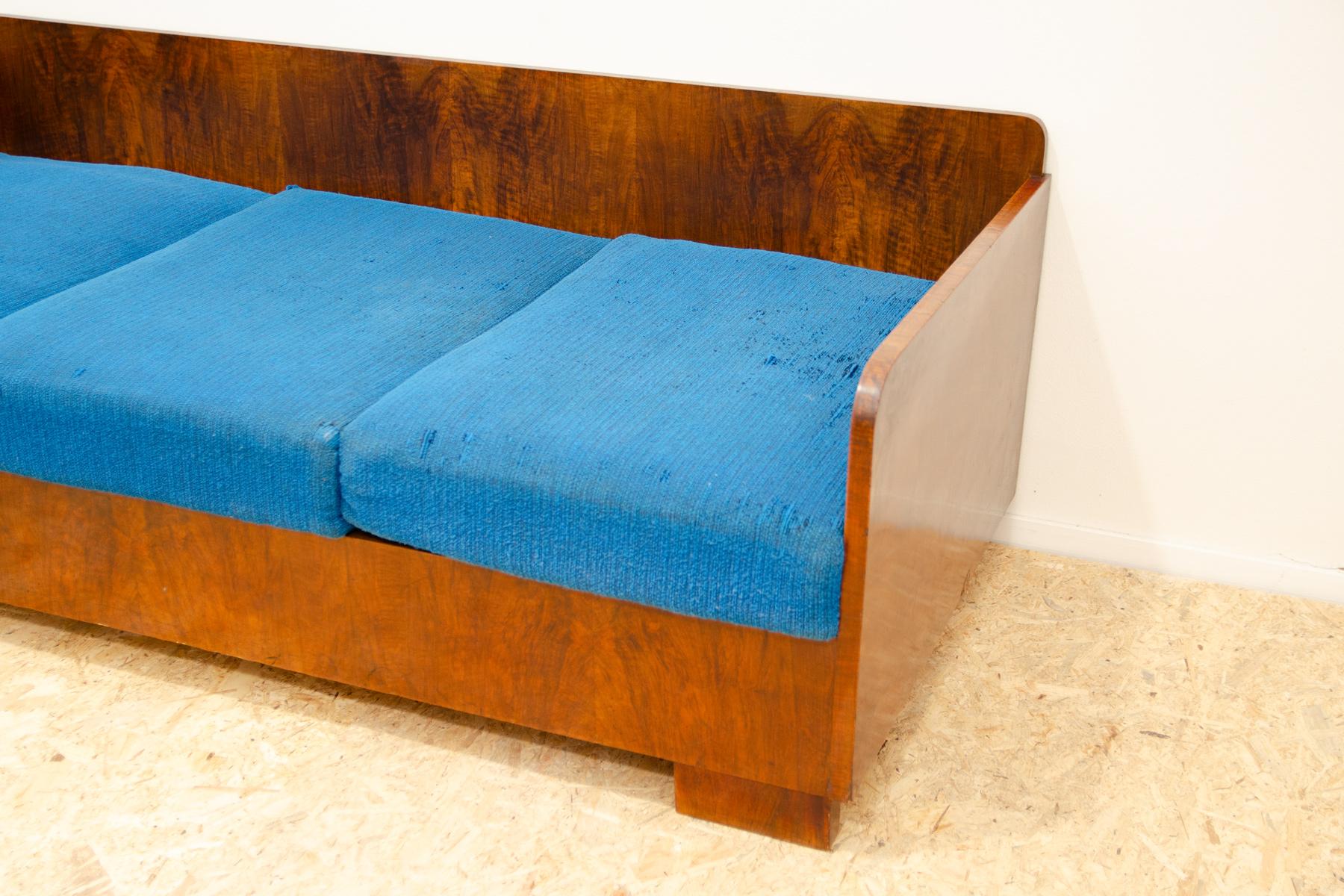 ART DECO sofa, 1930´s, Czechoslovakia For Sale 1