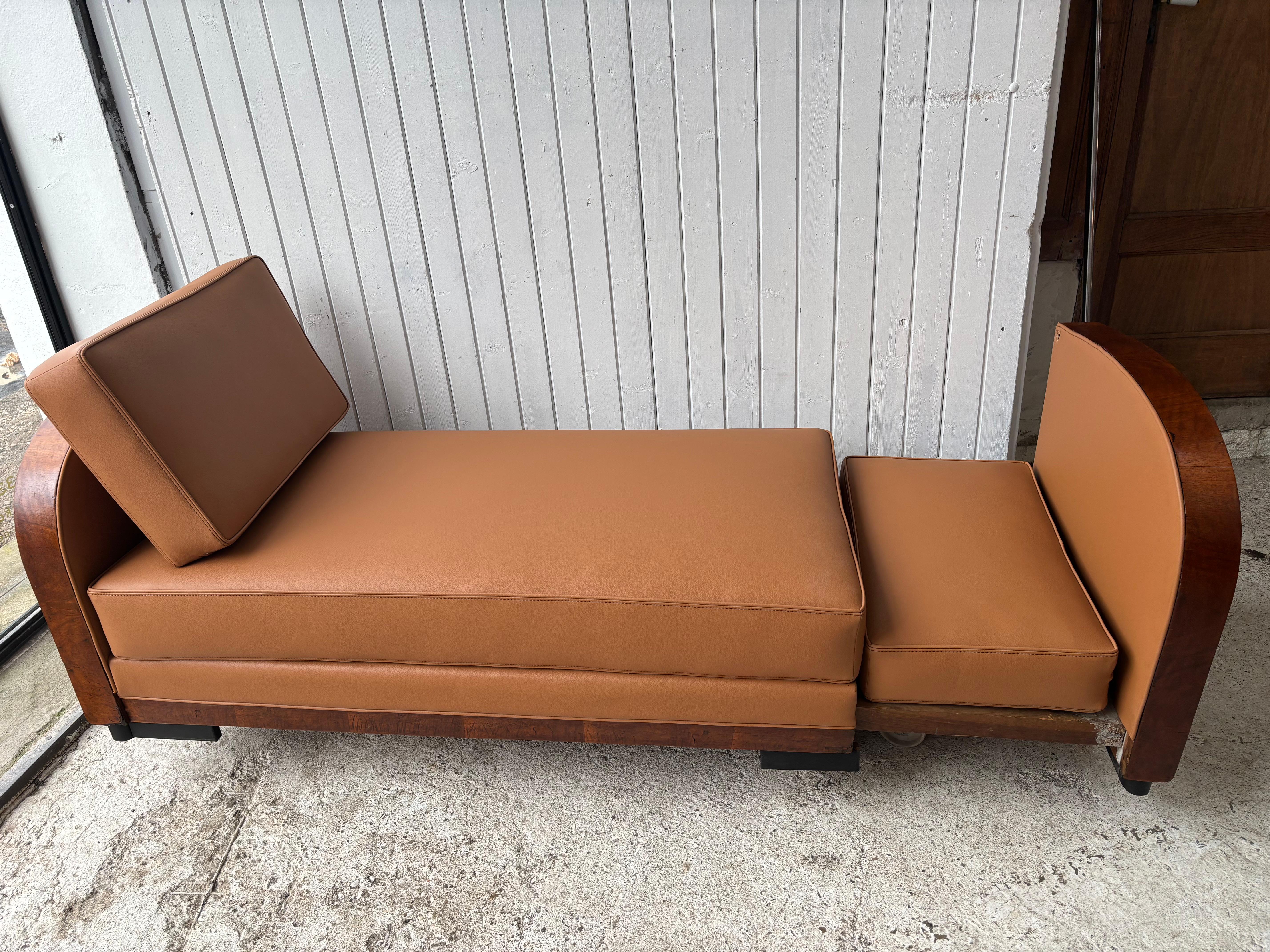 Sofá Cama Art Decó , Francia Años 30 en venta 5