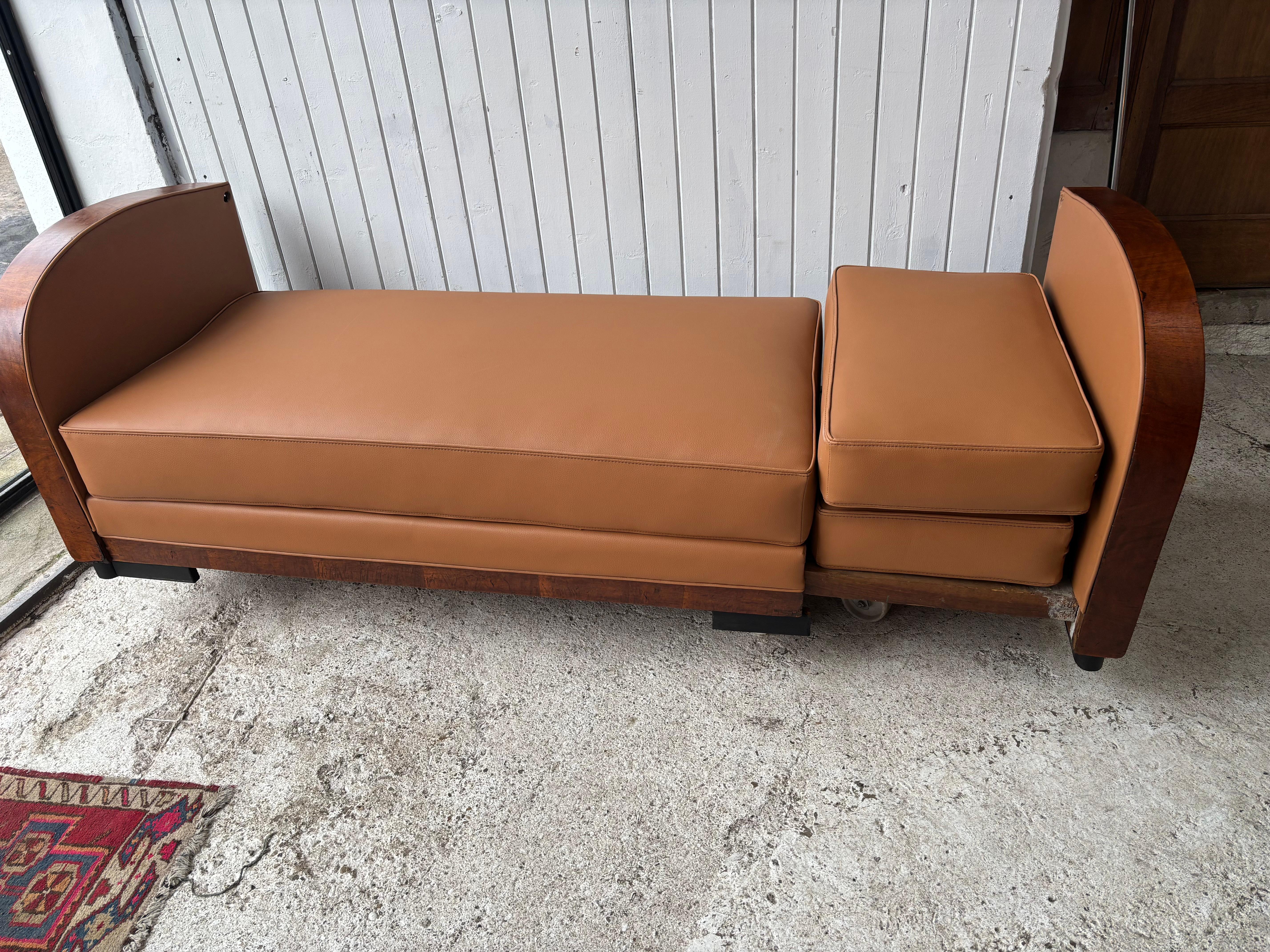 Sofá Cama Art Decó , Francia Años 30 en venta 6
