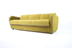 Art Deco Sofa or Bed H-363 Designed by Jindřich Halabala, 1930s