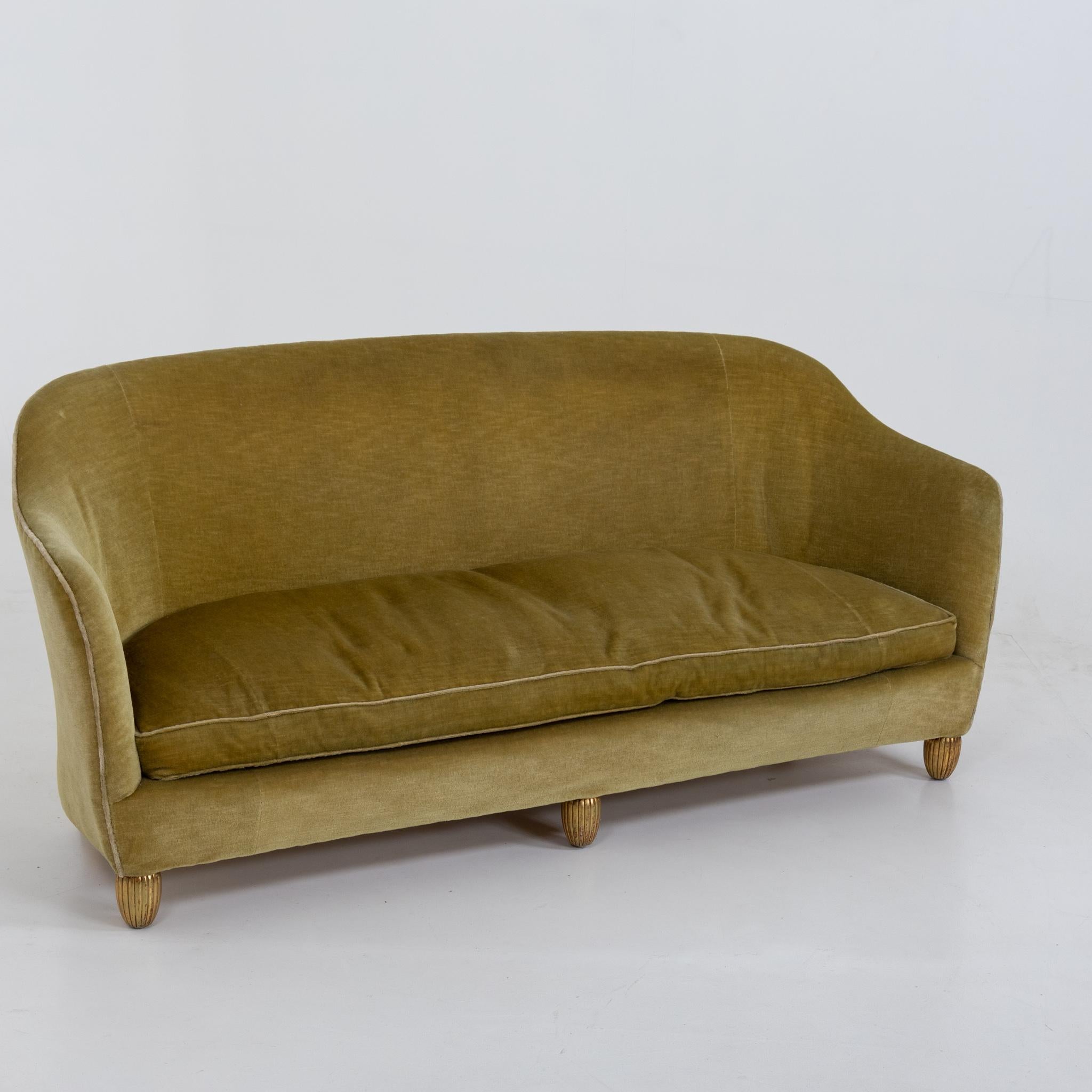 Belgian Art Deco Sofa by Maison Franck