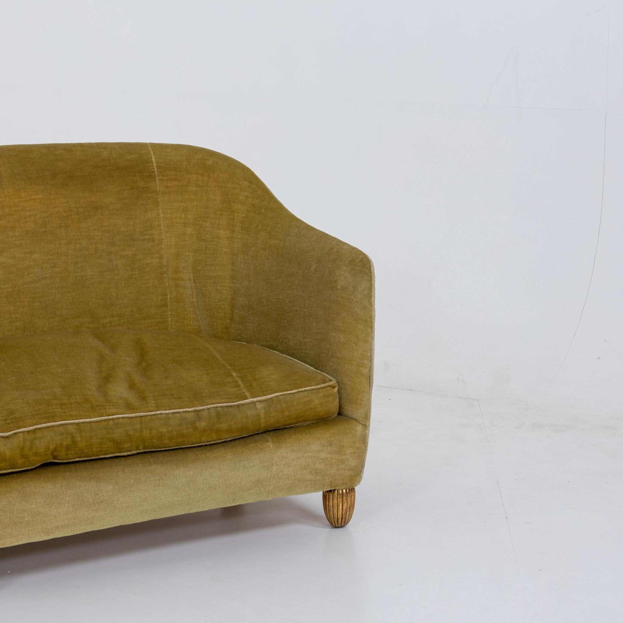 Mid-20th Century Art Deco Sofa by Maison Franck