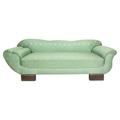 Art Deco Sofa/Chaise Longue:: um 1930