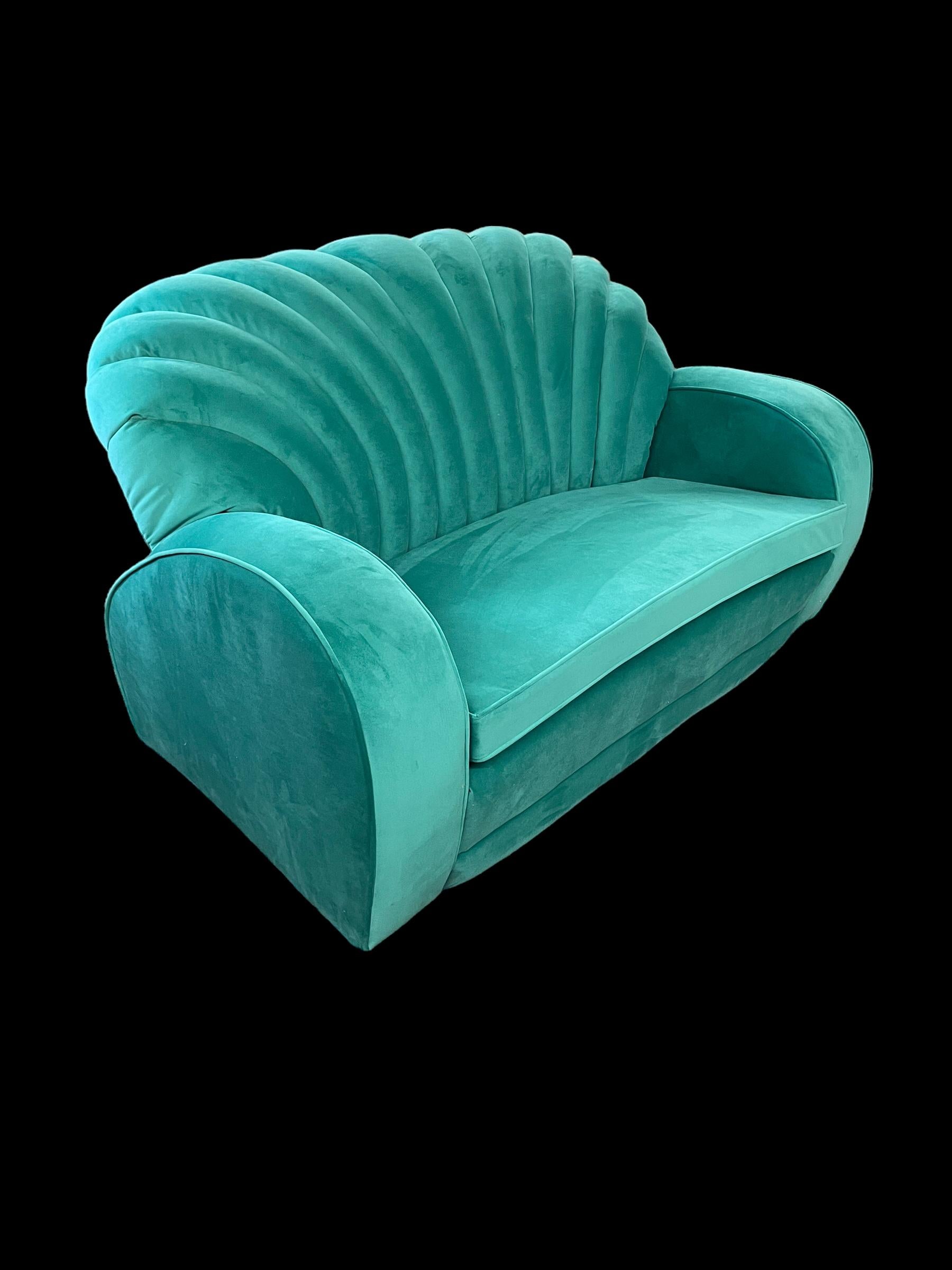 Early 20th Century Art Deco Sofa For Sale