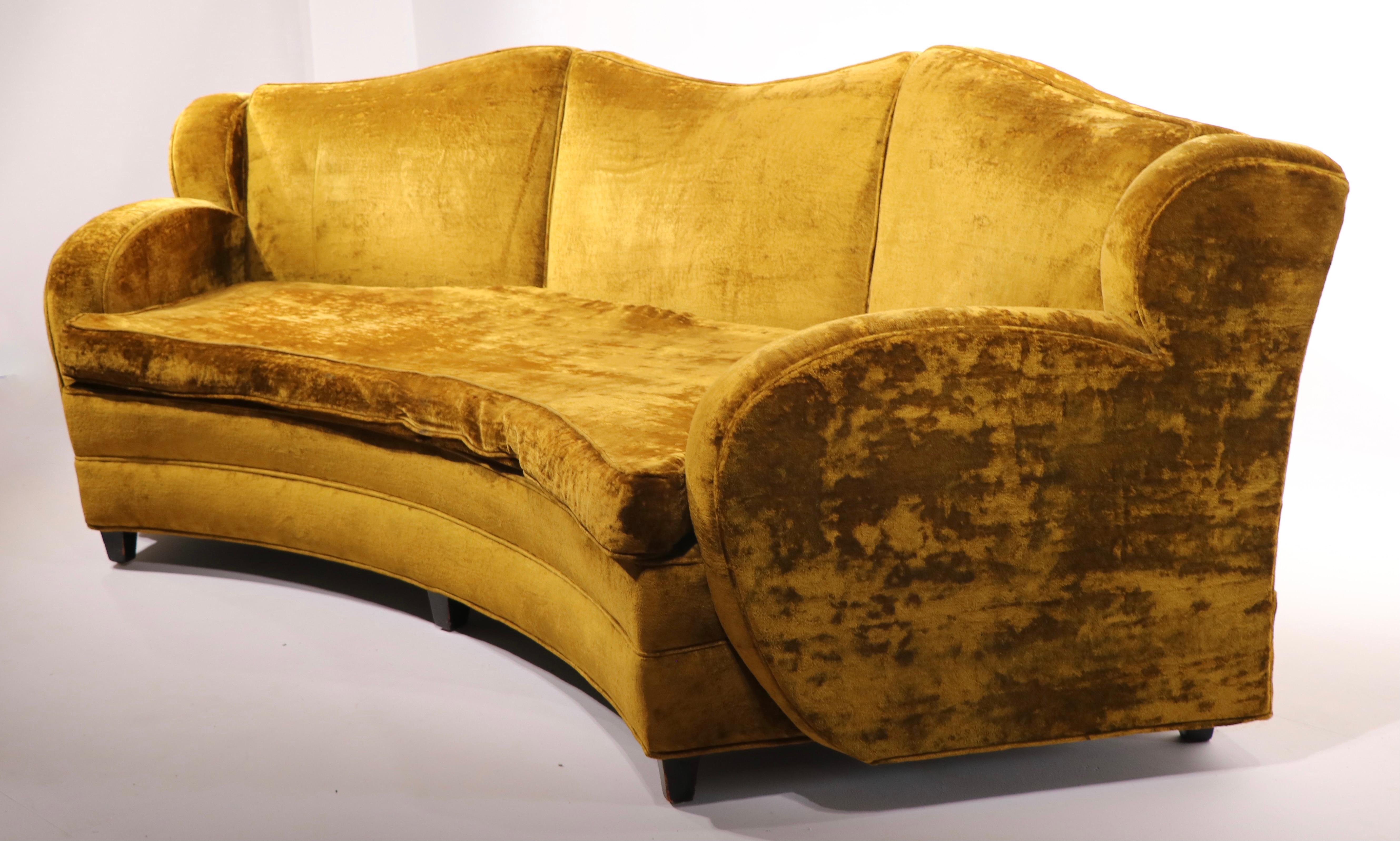 Art Deco Sofa Hollywood Regency Glamorous  1