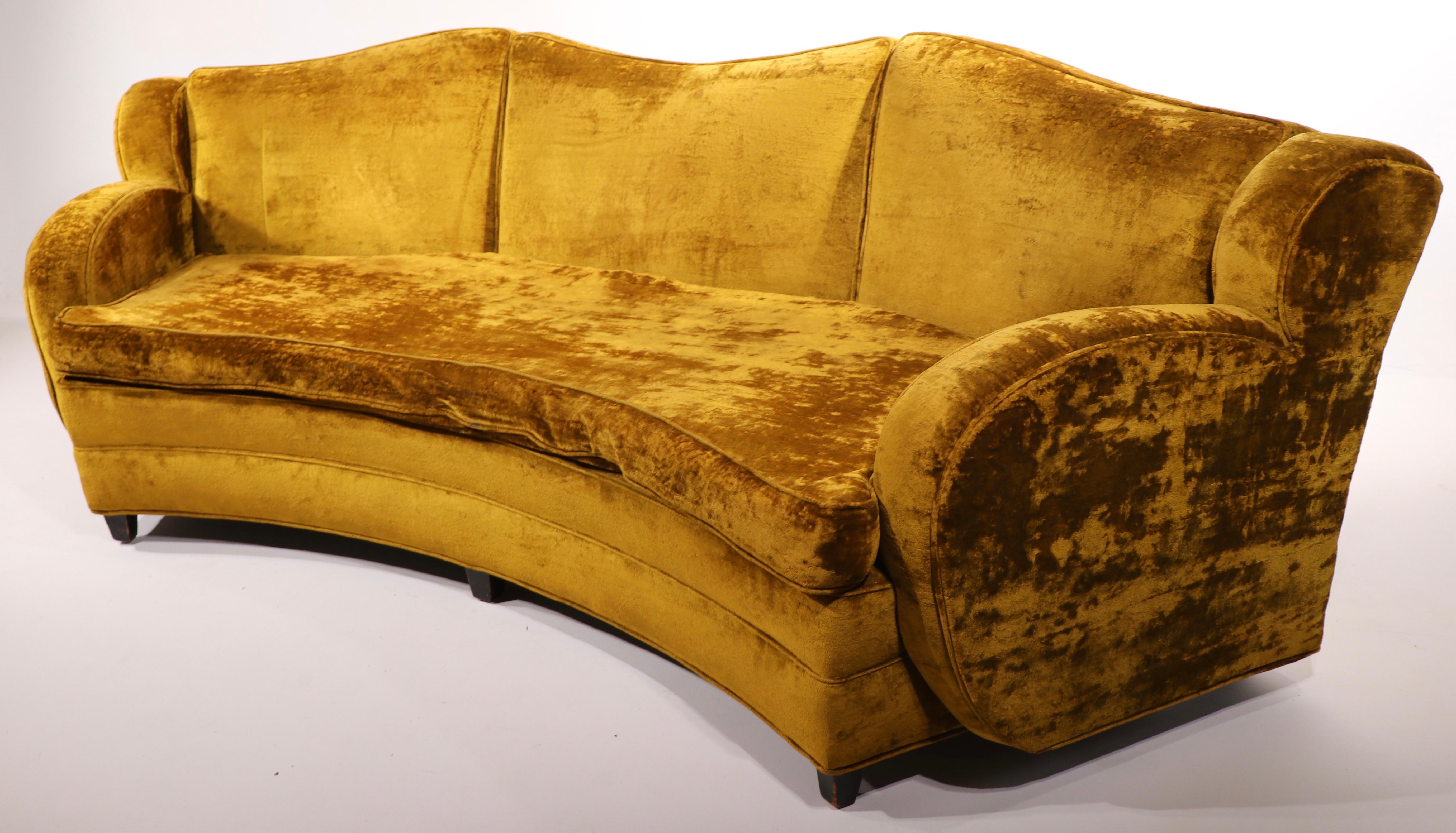 Art Deco Sofa Hollywood Regency Glamorous  2