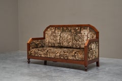 Art Deco Sofa in Solid Wood and Tapisserie 1930s