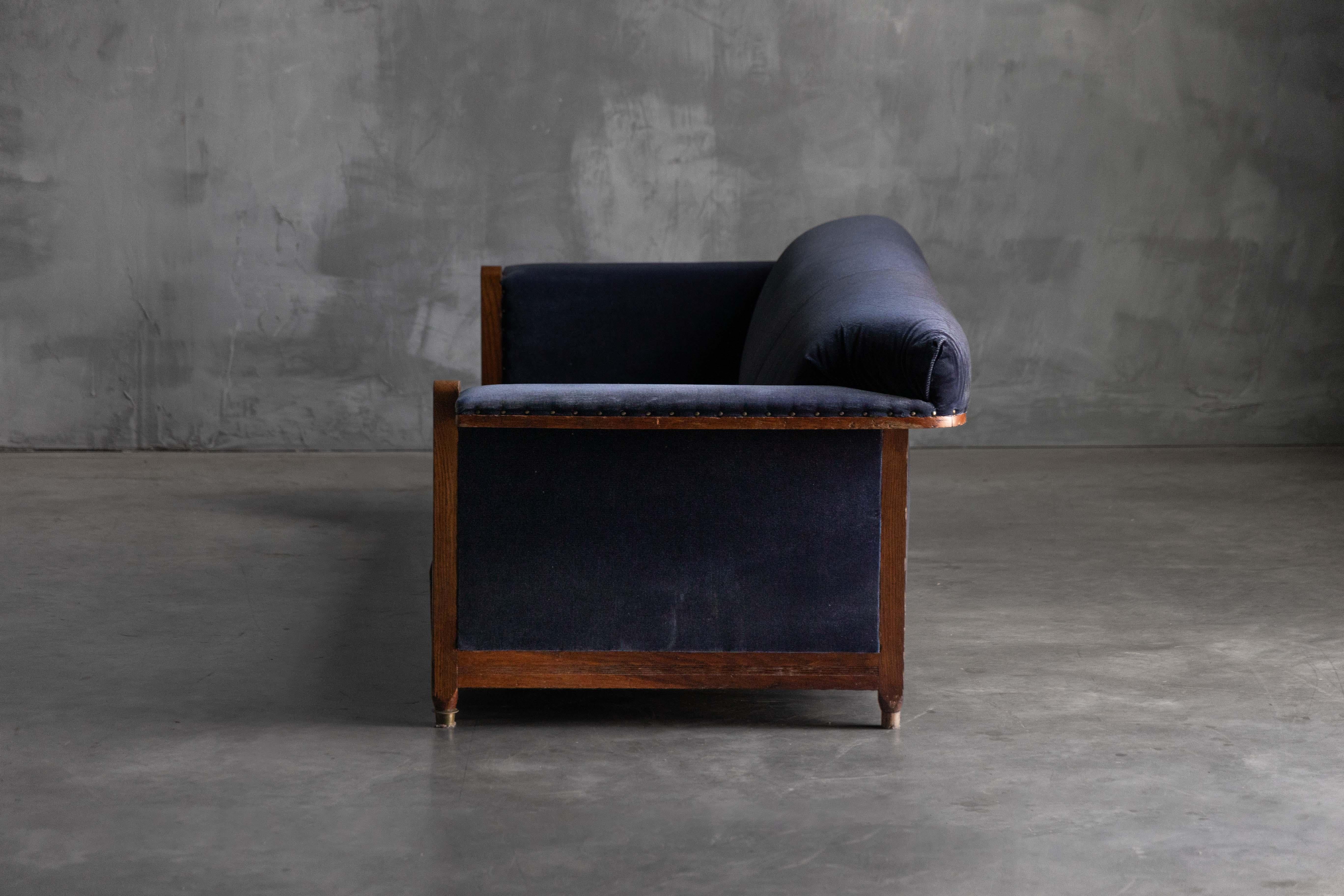 Art Deco Sofa in the Hague School Style, Netherlands, 1920s For Sale 4