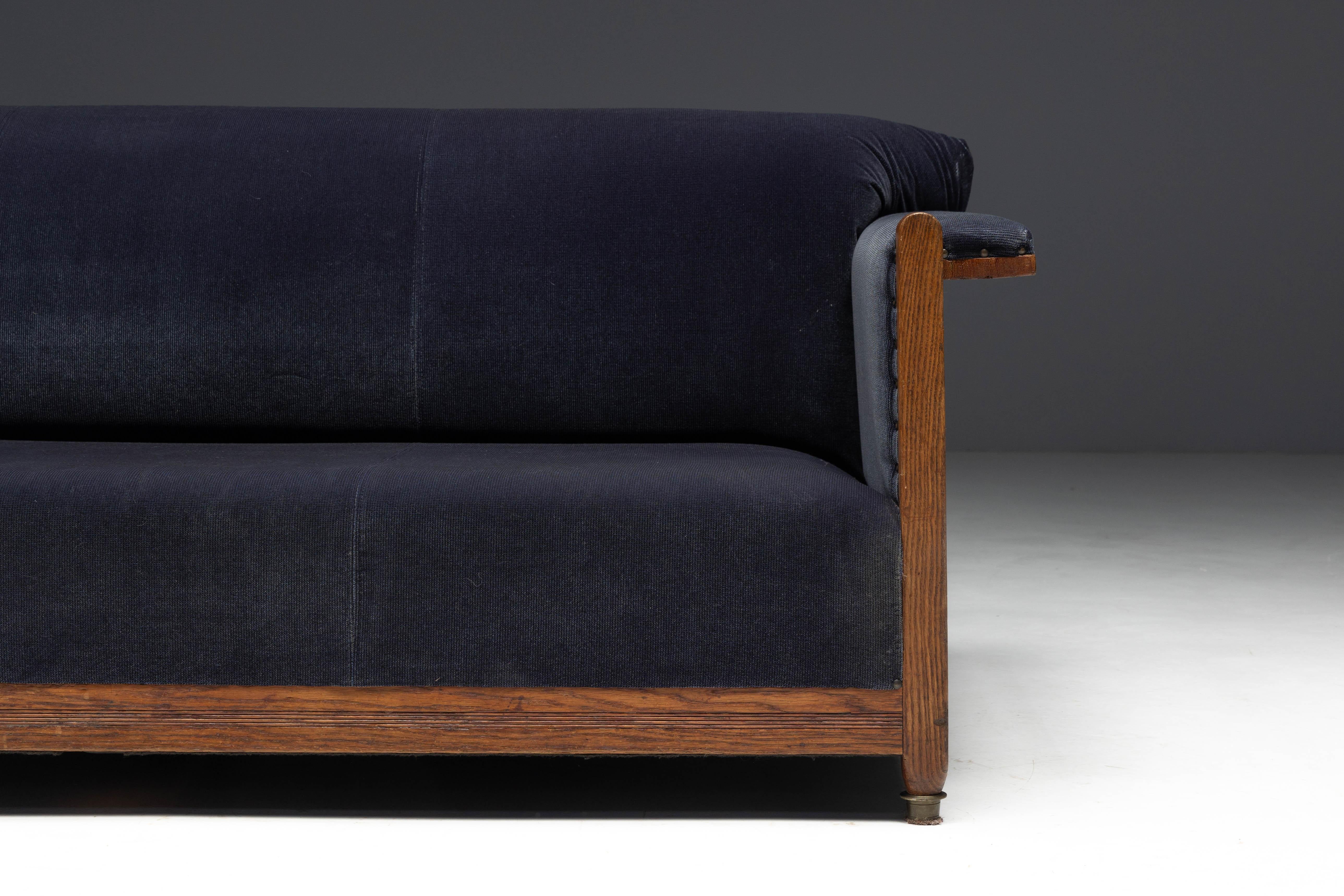 Art Deco Sofa in the Hague School Style, Netherlands, 1920s For Sale 7