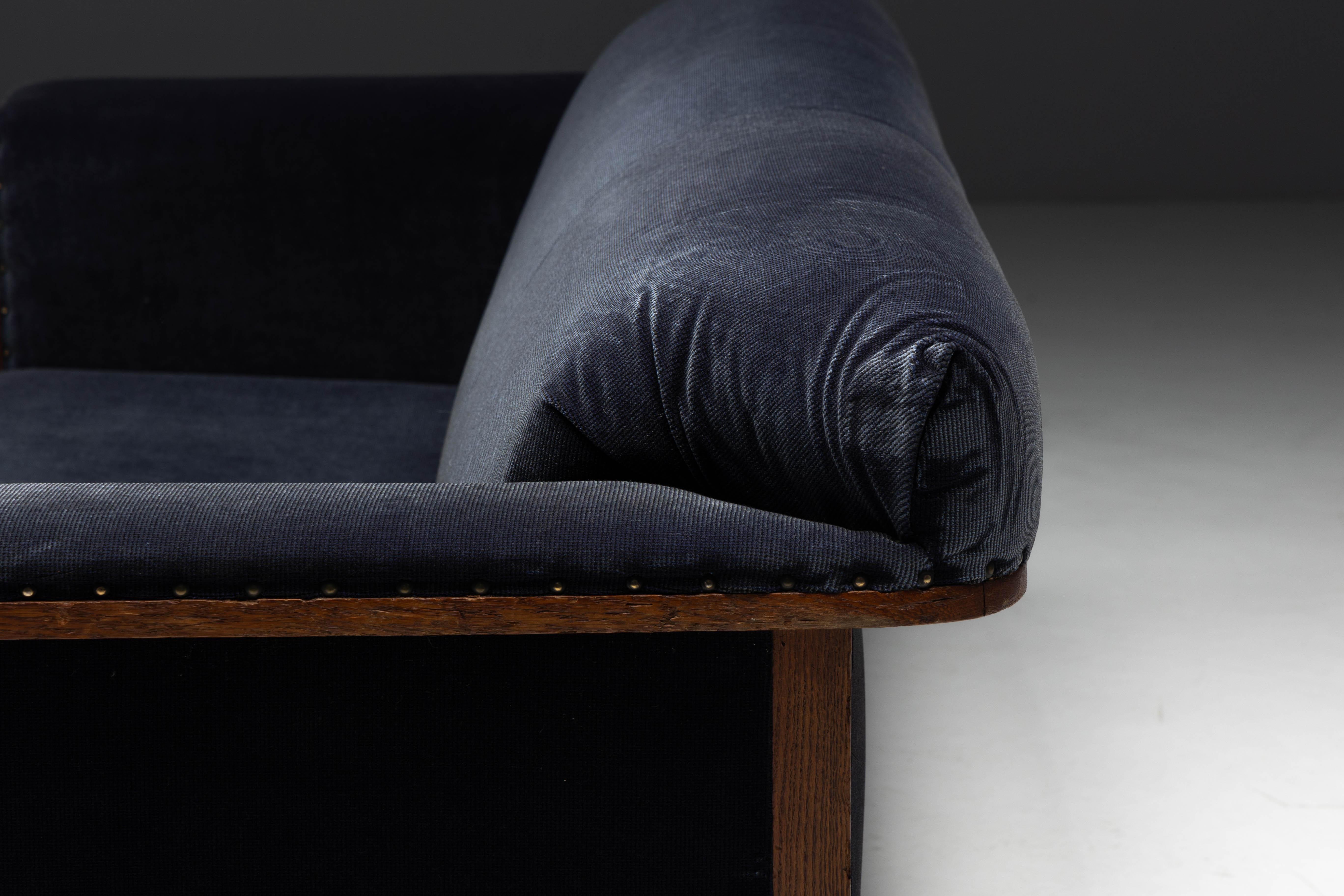 Art Deco Sofa in the Hague School Style, Netherlands, 1920s For Sale 10