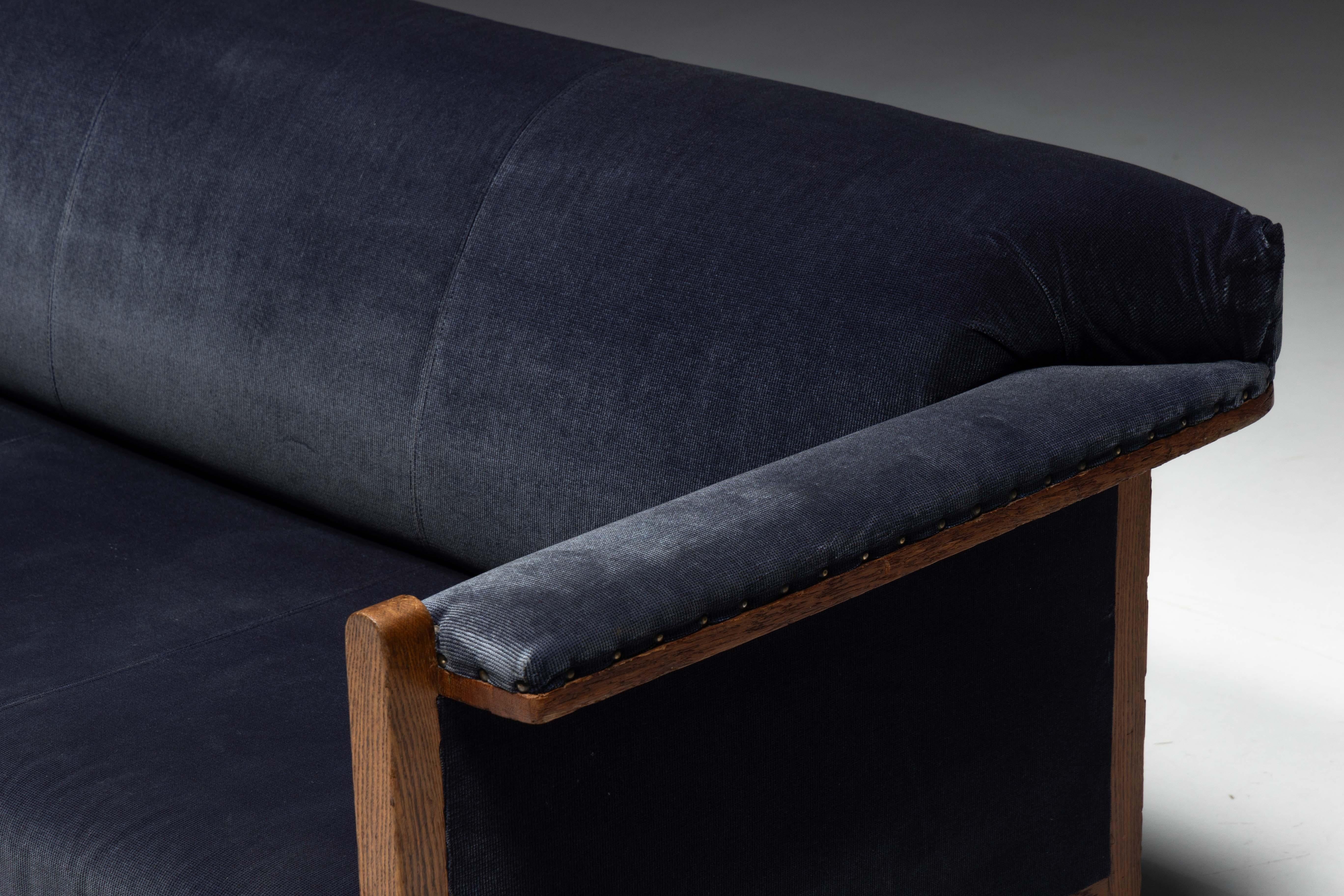 Art Deco Sofa in the Hague School Style, Netherlands, 1920s For Sale 1