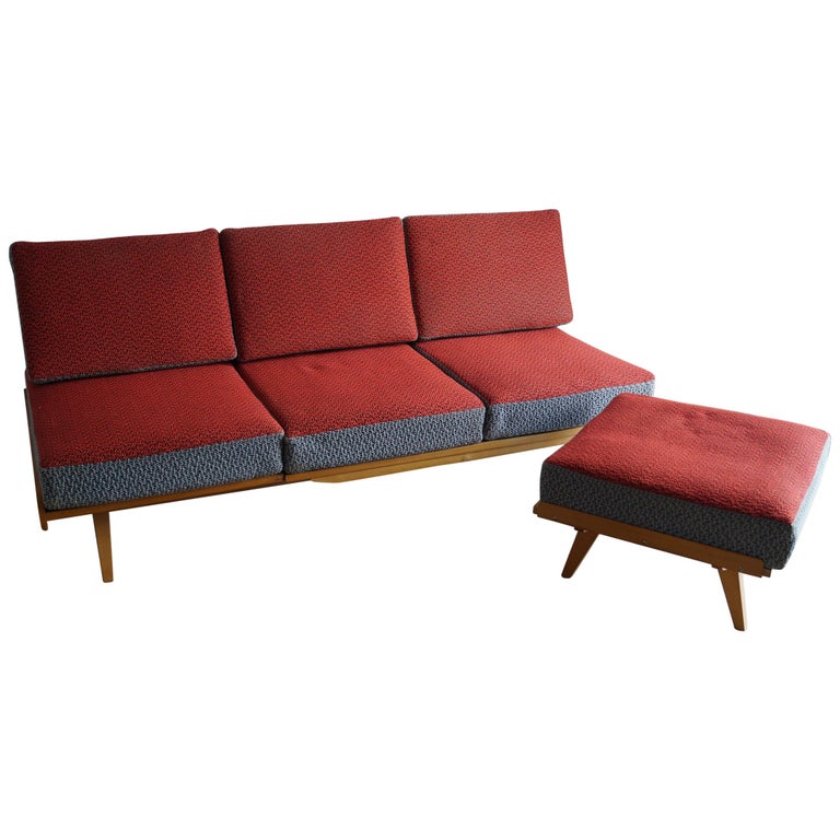 Art Deco Sofa J Halabala 1960 Art Deco Sofa J Halabala 1960