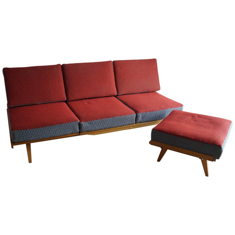 Art Deco Sofa J Halabala 1960