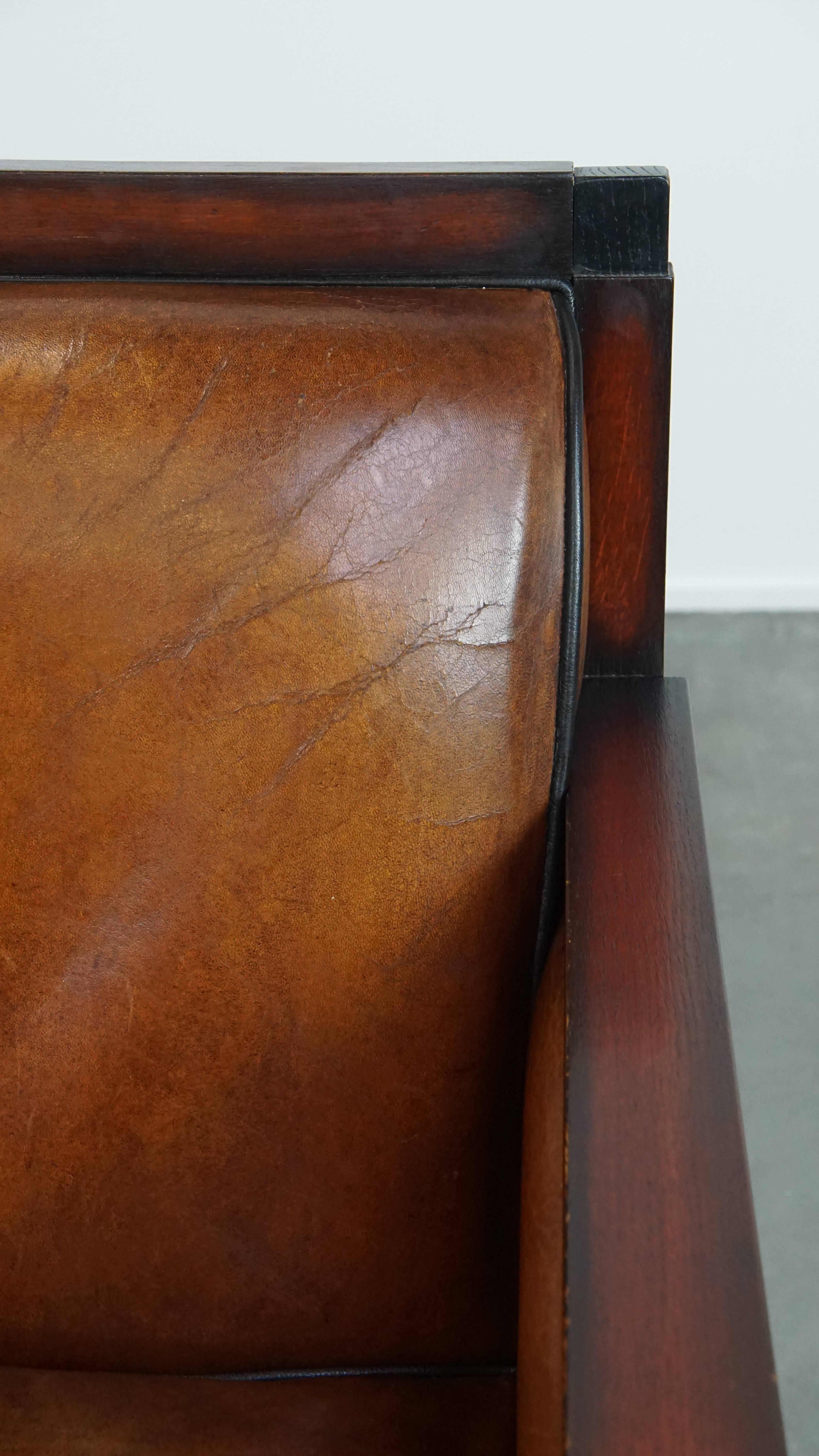 Art déco-Sofa aus Schafsleder aus Schafsfell im Angebot 12
