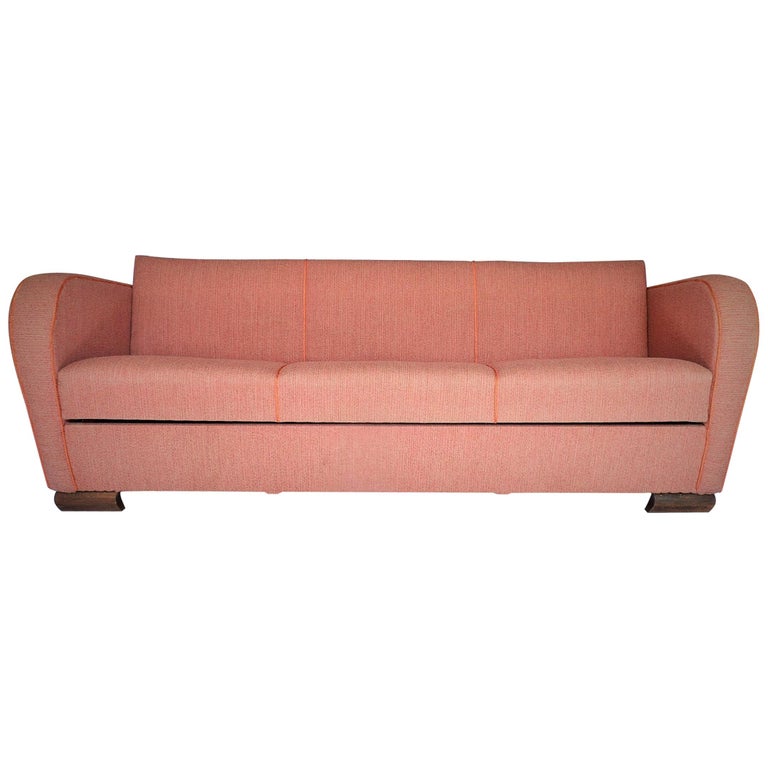Art Deco Sofa or Bed H-363 Designed by Jindrich Halabala, 1930s For Sale at  1stDibs