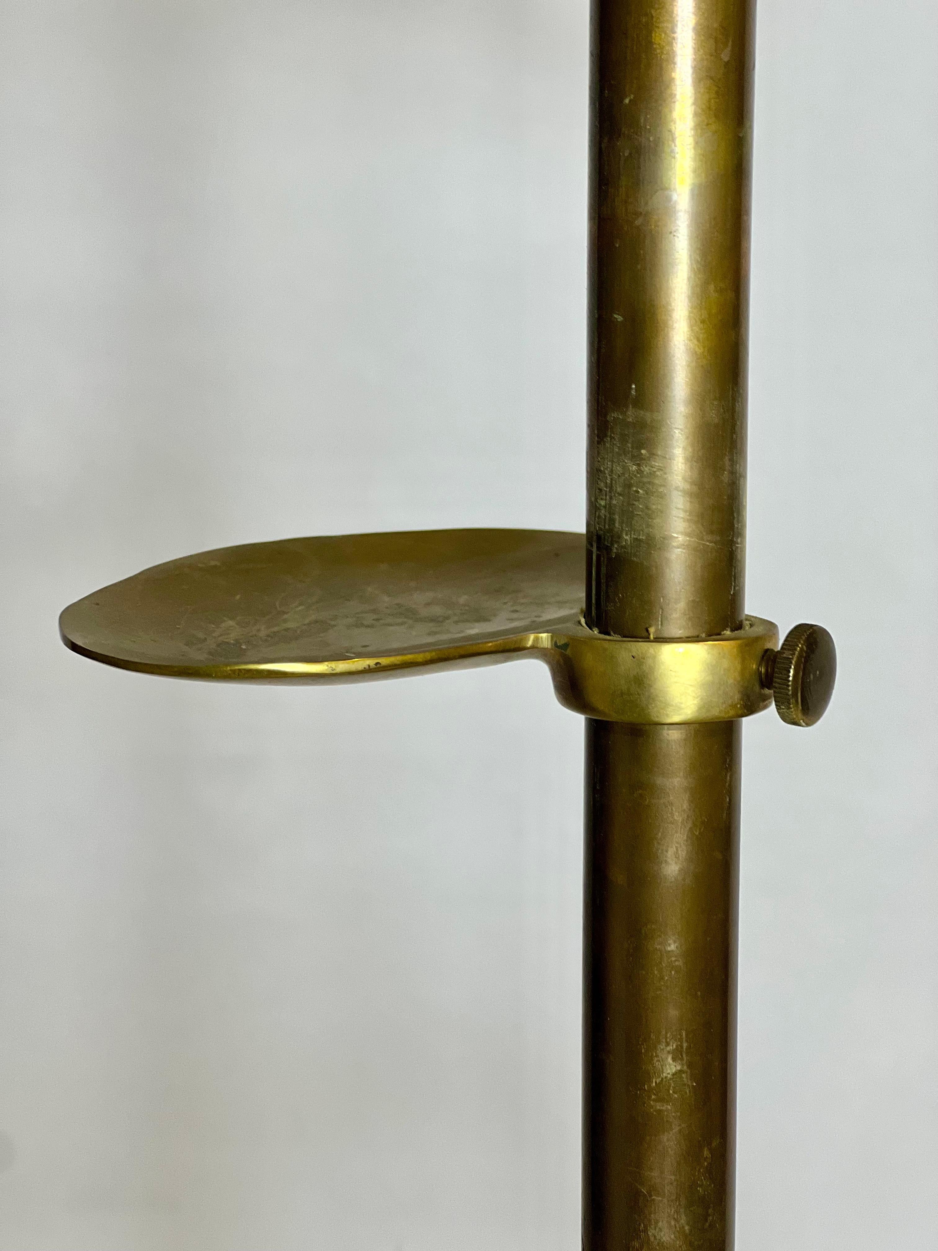 Art Deco Solid Brass Valet Stand, 1960s For Sale 4