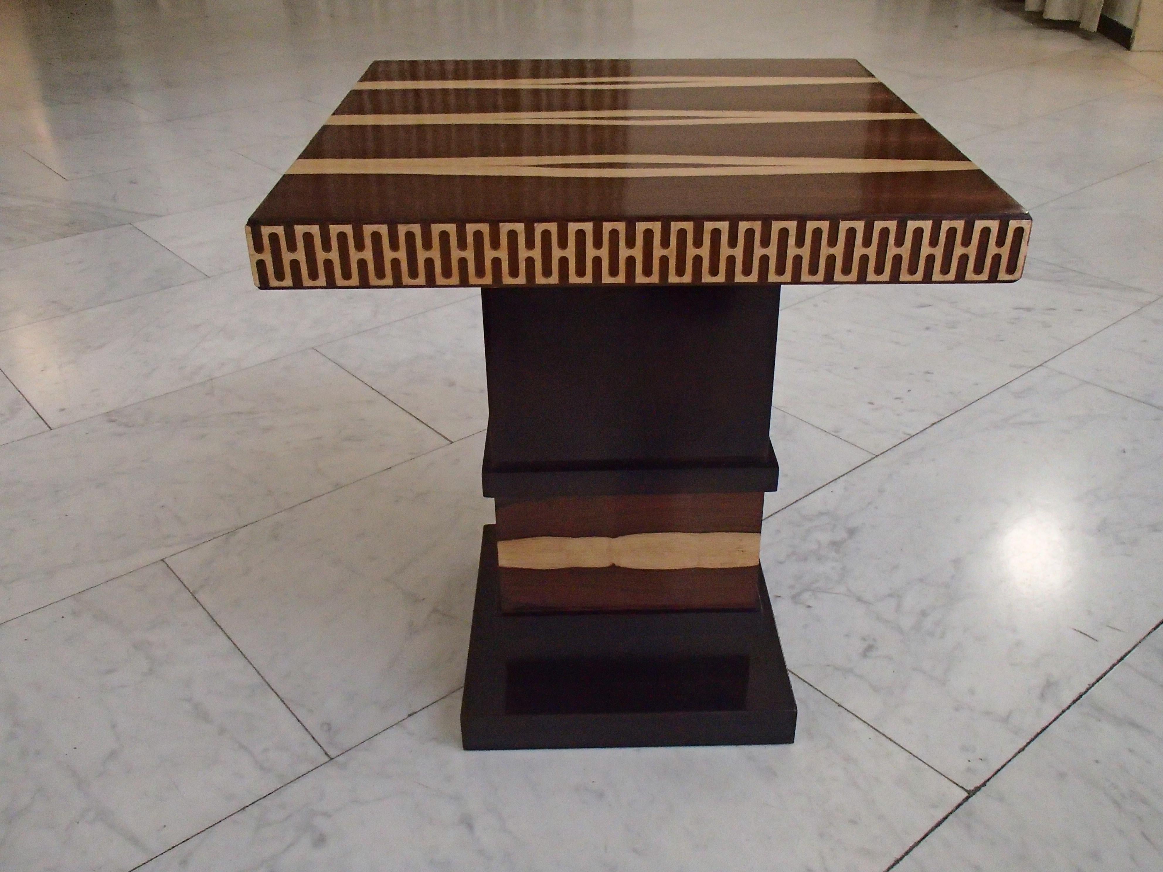 Art Deco sophisticated decorative table.