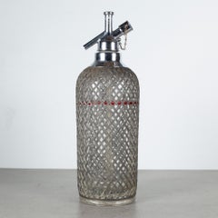 Art Deco Sparklets Wire Mesh Seltzer Bottles c.1930