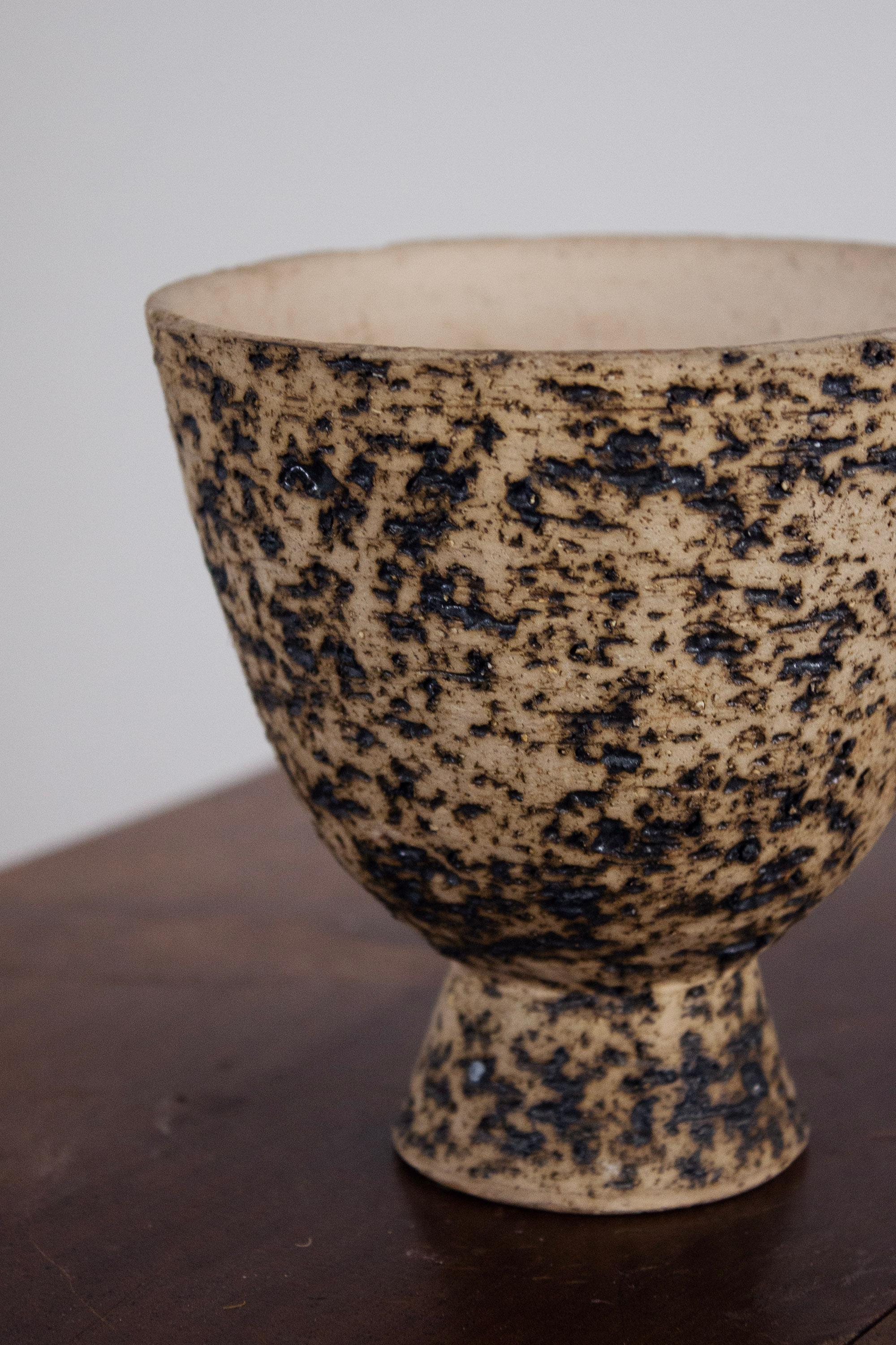 Ceramica Vaso in ceramica maculata Art Deco in vendita