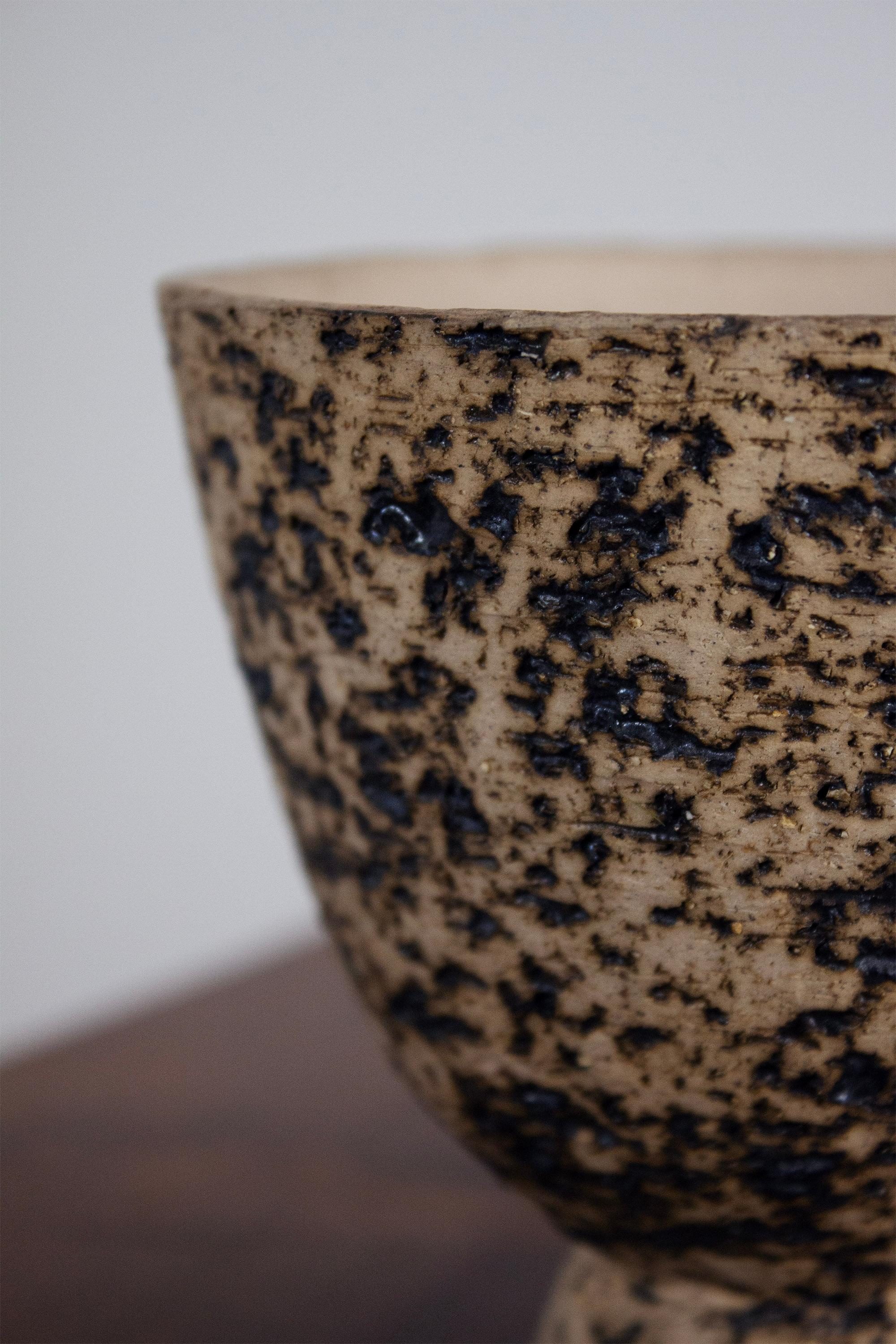 Vaso in ceramica maculata Art Deco in vendita 1