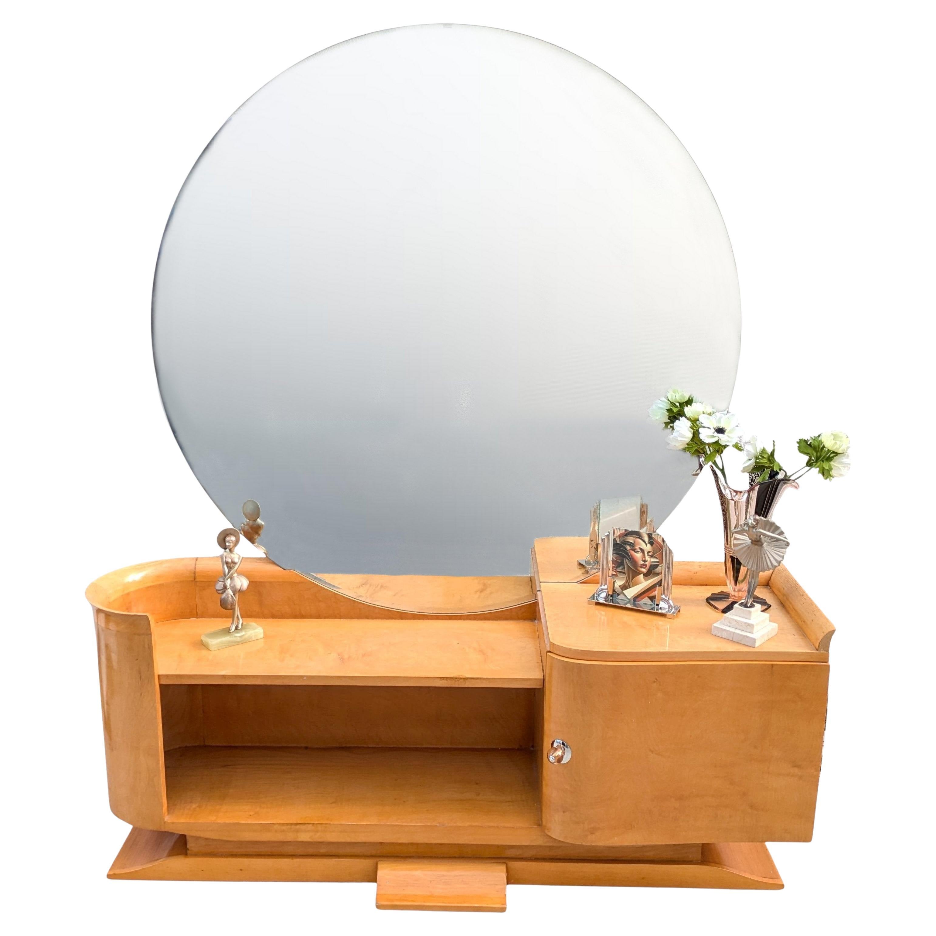 Art Deco Spectacularly Impressive Modernist Dressing Table, c1930