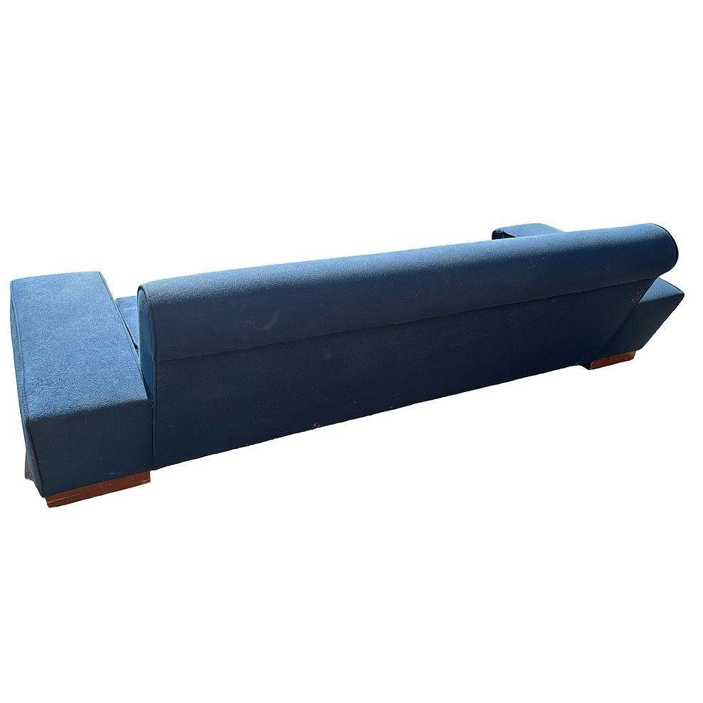Mid-20th Century Art Deco Speed Arm Geometric Sofa by Paul Frankl