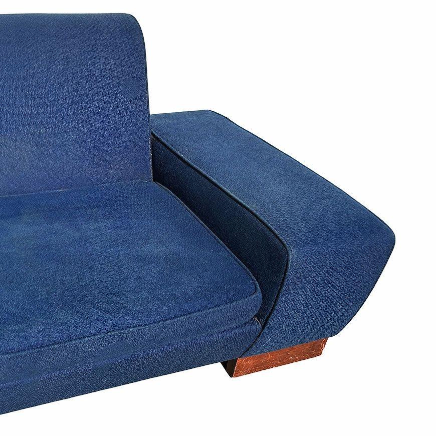 Art Deco Speed Arm Geometric Sofa by Paul Frankl 1