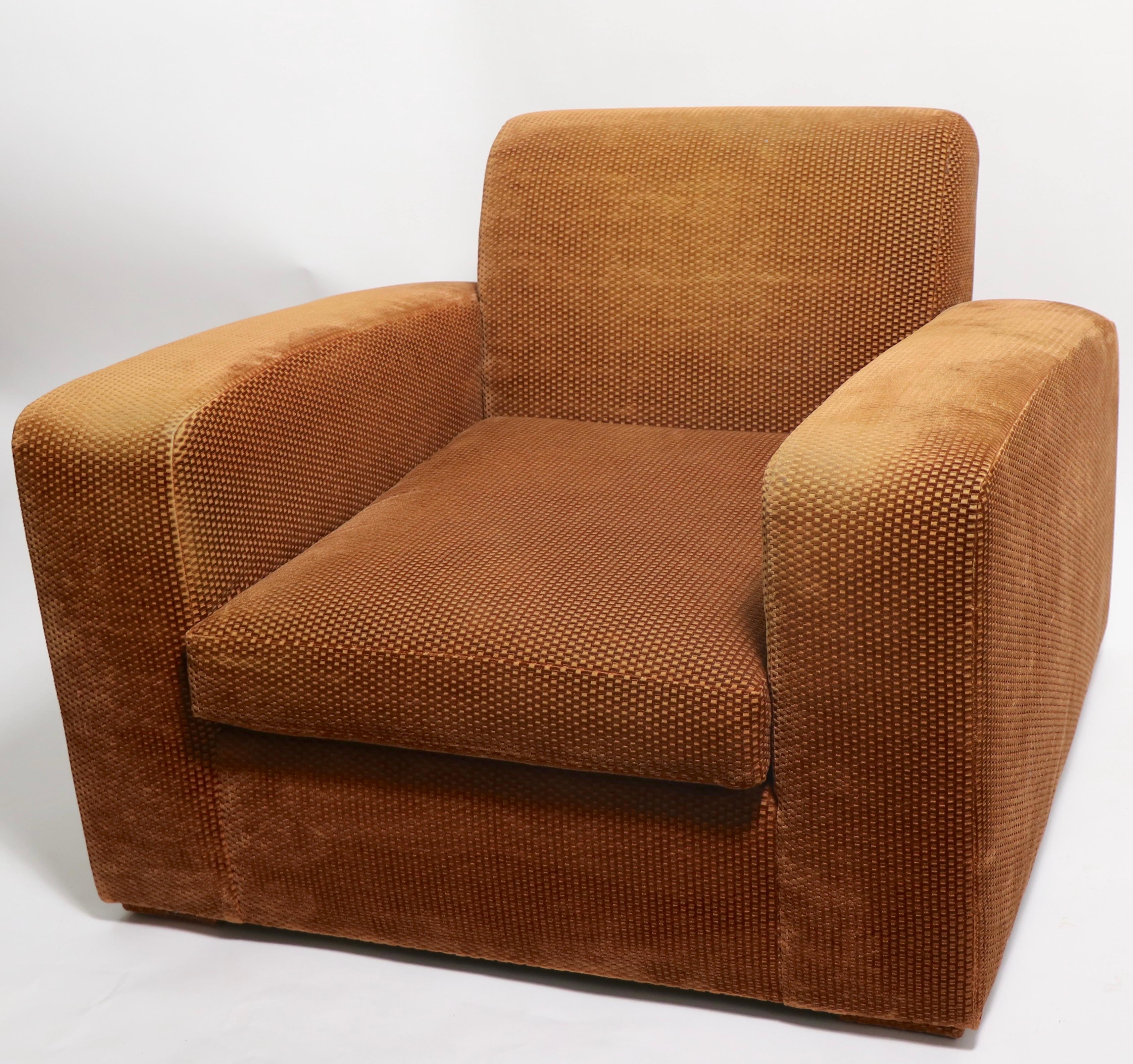 Art Deco Speed Club Chair in the Style of Paul Frankl For Sale 1