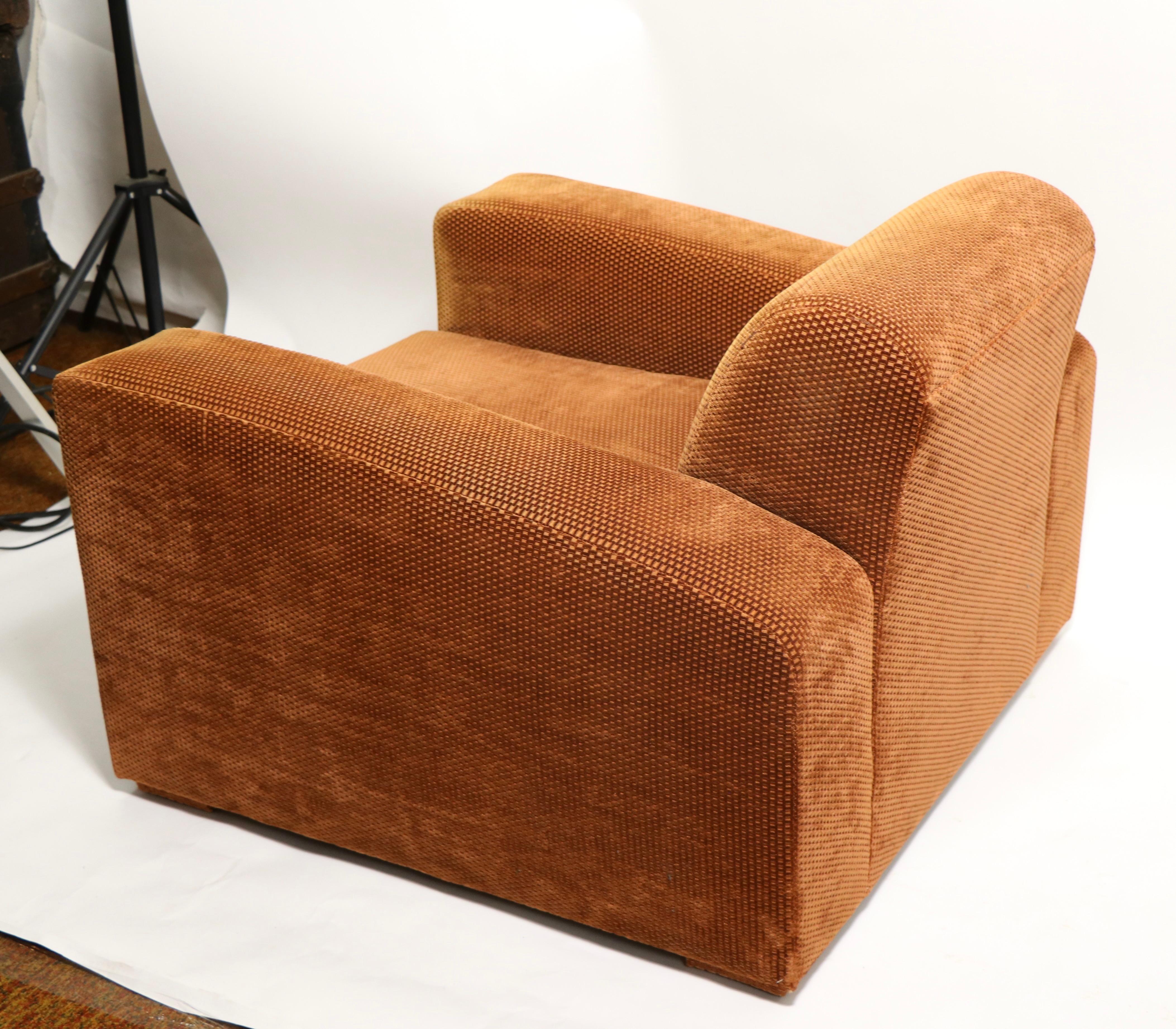Art Deco Speed Club Chair in the Style of Paul Frankl For Sale 4