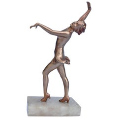 Art Deco Spelter Figure, circa 1935