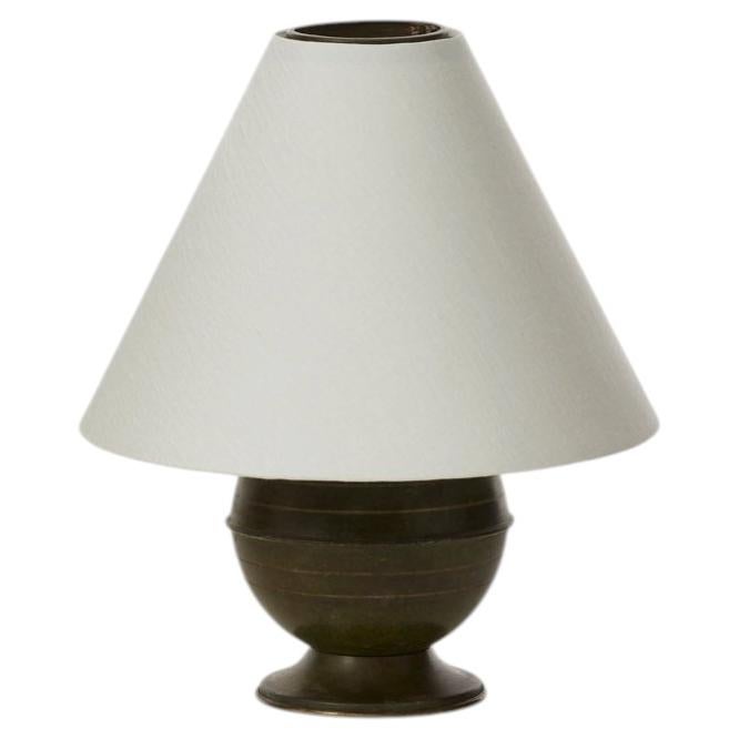 Art Deco spherical table lamp - Sweden, 1940s