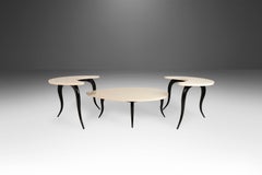 Art Deco Spider Leg Coffee Table After Osvaldo Borsani, Italy, c. 1970s