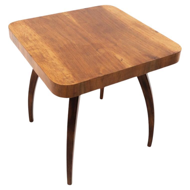 Table «spider » Art Déco conçue par J.Halabala, Tchécoslovaquie, années 1930.