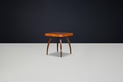 Art Deco Spider Table in Walnut by Jindřich Halabala, 1940s, Czechoslovakia