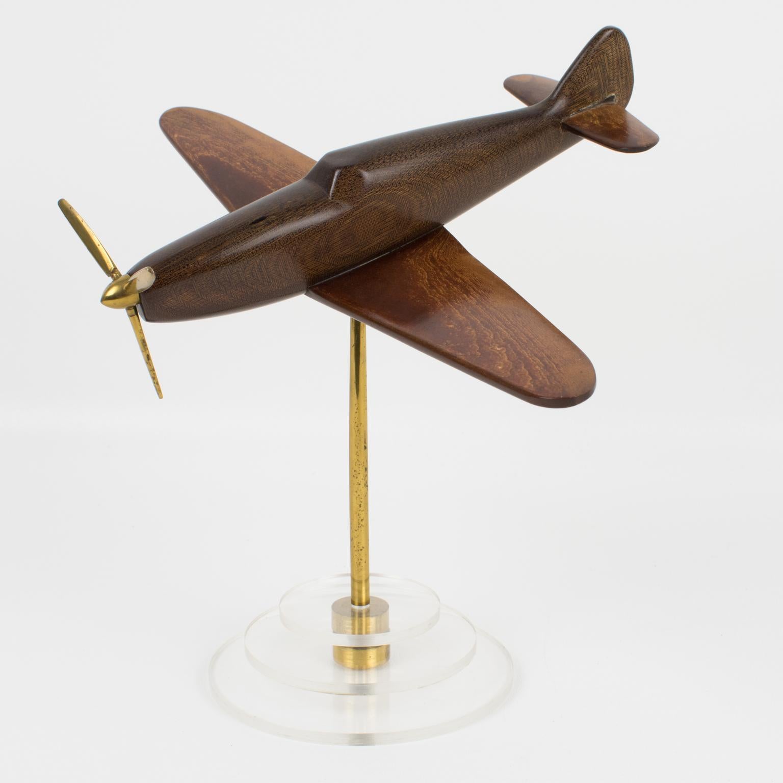 Art Deco Spitfire Bakelite Airplane Aviation Model 5